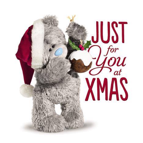 3D Holographic Christmas Pudding Me to You Bear Christmas Card £2.99